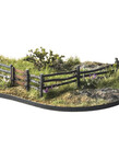 Woodland Scenics Woodland Scenics Log Fence (8) Set