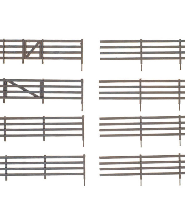 Woodland Scenics Woodland Scenics Rail Fence (8) Set