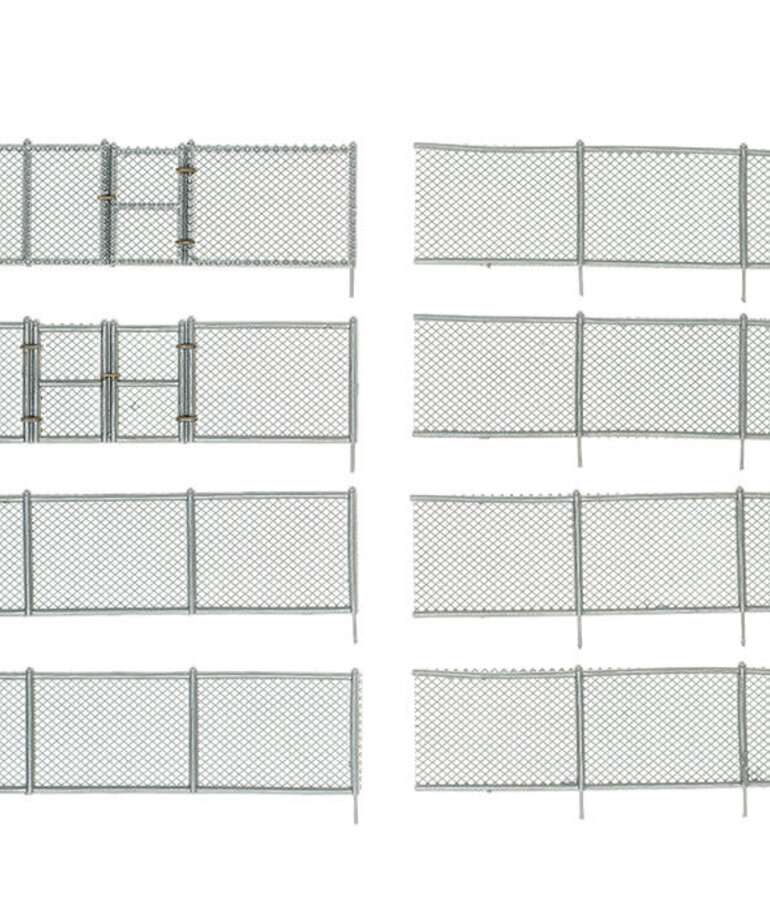 Woodland Scenics Woodland Scenics Chain Link Fence (8) Set