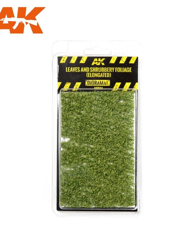 AK Interactive AK8144 Leaves and Shrubbery Foliage Elongated