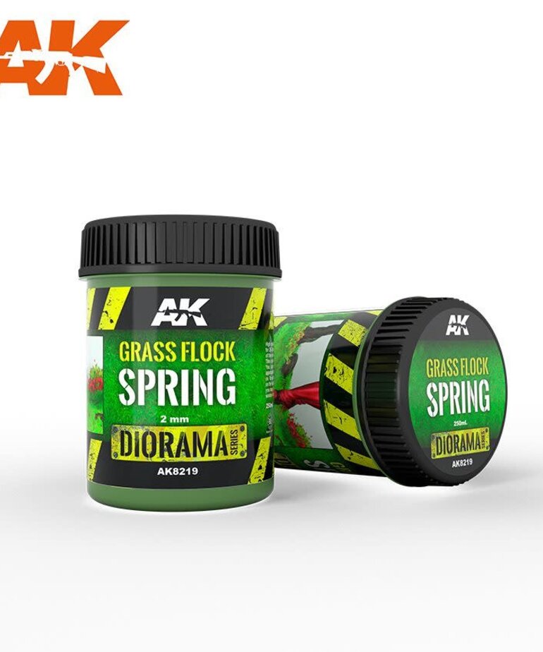 AK Interactive AK8219 Grass Flock 2mm Spring
