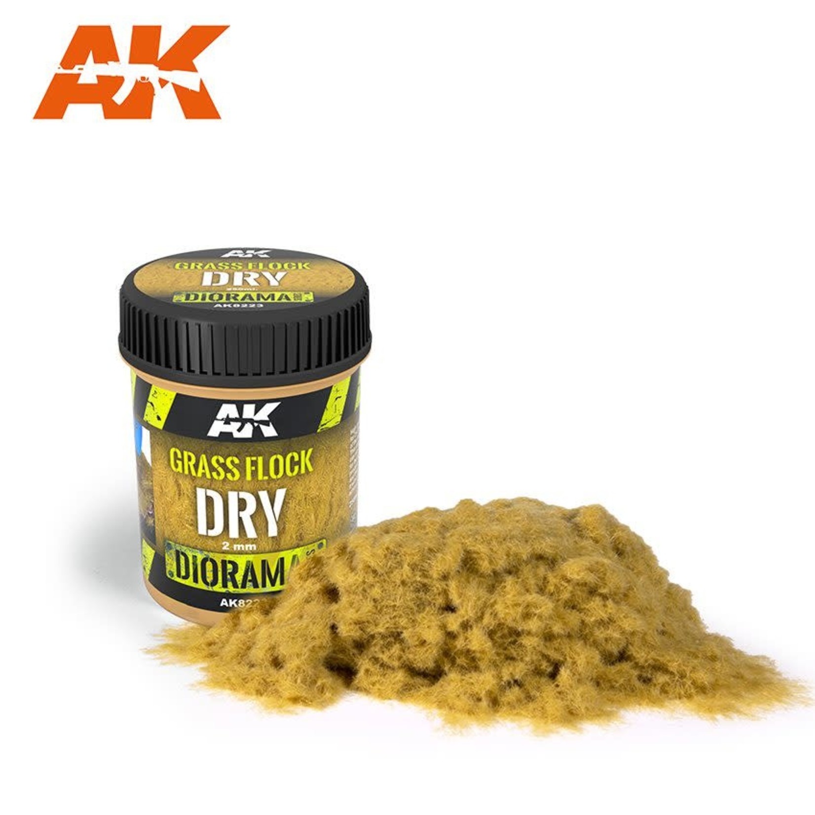AK Interactive AK8223 Grass Flock 2mm Dry