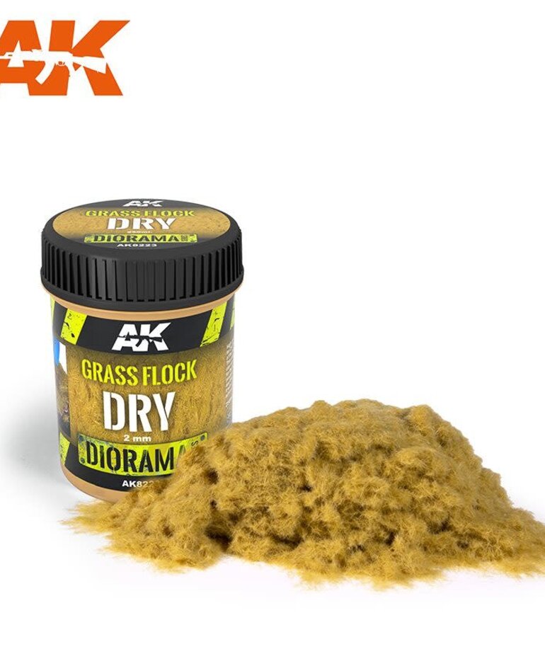 AK Interactive AK8223 Grass Flock 2mm Dry