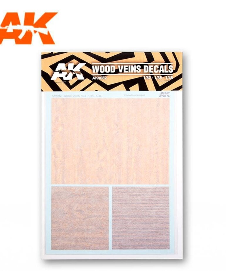 AK Interactive AK9082 Wood Veins Decals