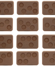 Flames of War Flame of War XX110 Medium Bases 5 Holes (28) Set