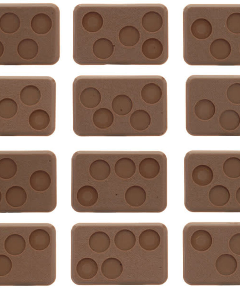 Flames of War Flame of War XX110 Medium Bases 5 Holes (28) Set