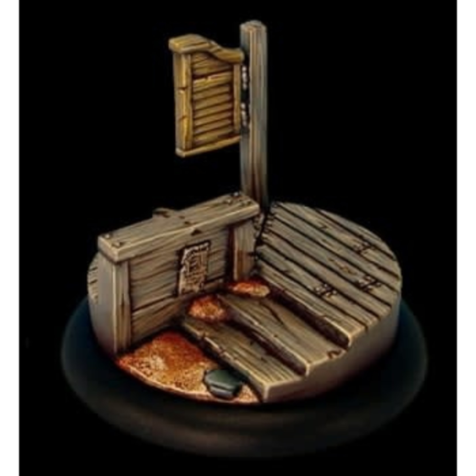 Wyrd Malifaux Ghost Town Bases 50mm (1) unpainted