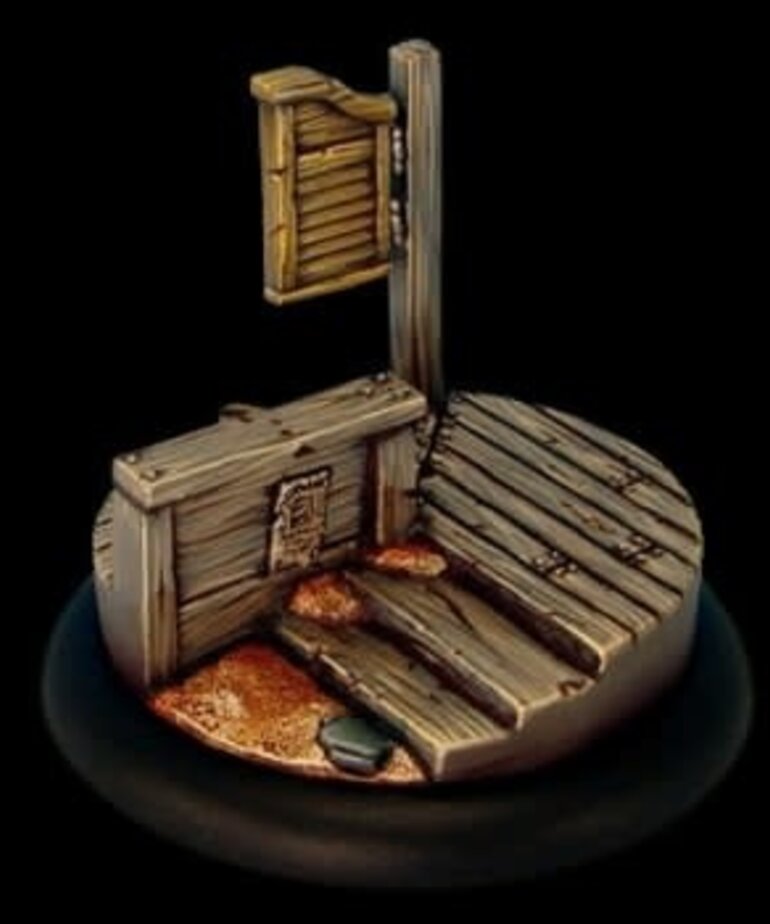 Wyrd Malifaux Ghost Town Bases 50mm (1) unpainted