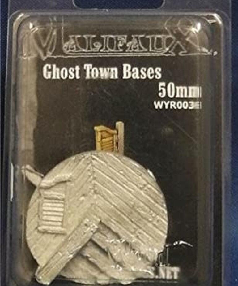 Wyrd Malifaux Ghost Town Bases 50mm (1) unpainted