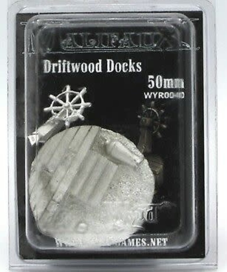 Wyrd Malifaux Driftwood Docks Bases 50mm (1) unpainted