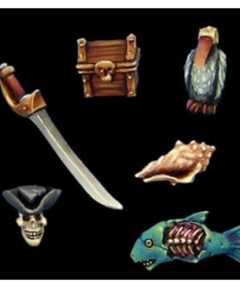 Wyrd Malifaux Driftwood Docks Accessories Unpainted