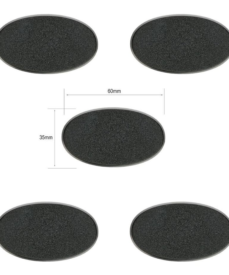 Citadel Citadel 60x35mm Oval Bike Bases (5)