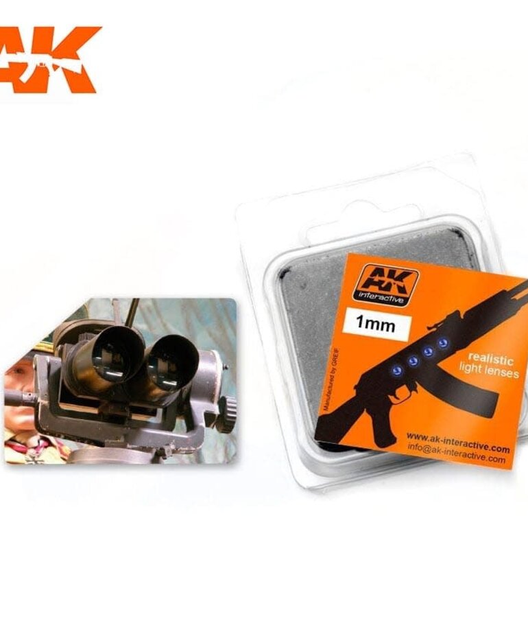 AK Interactive AK222 Realistic Light Lenses 1mm Optic Colour (4)