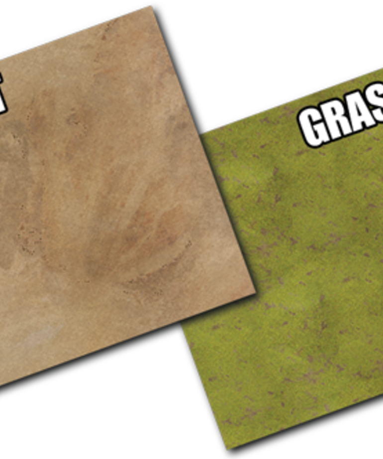 Gale Force Nine GaleForce Nine Battlefield in a Box Two-Sided Neoprene 48" x 72" Desert / Grass Gaming Mat