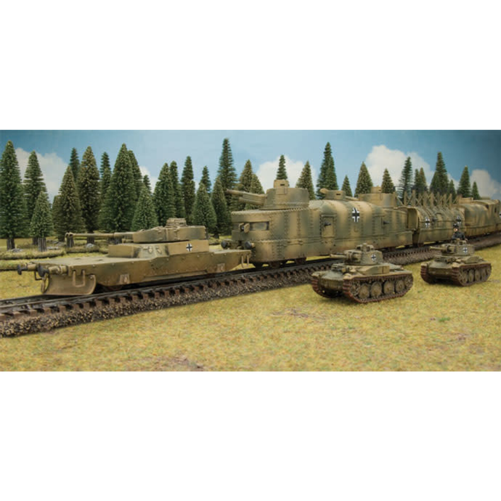 Gale Force Nine GaleForce Nine Flames of War - Battlefield in a Box: Train Tracks