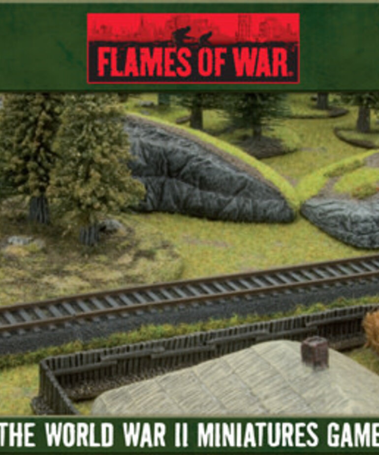 Gale Force Nine GaleForce Nine Flames of War - Battlefield in a Box: Train Tracks