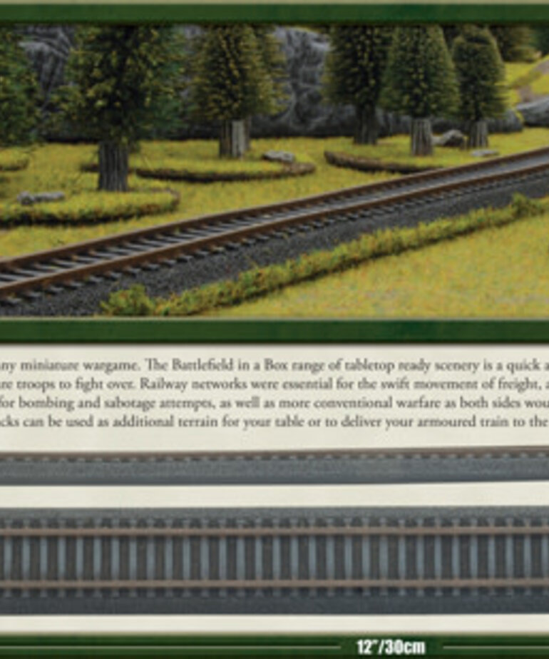 Gale Force Nine GaleForce Nine Flames of War - Battlefield in a Box: Train Tracks