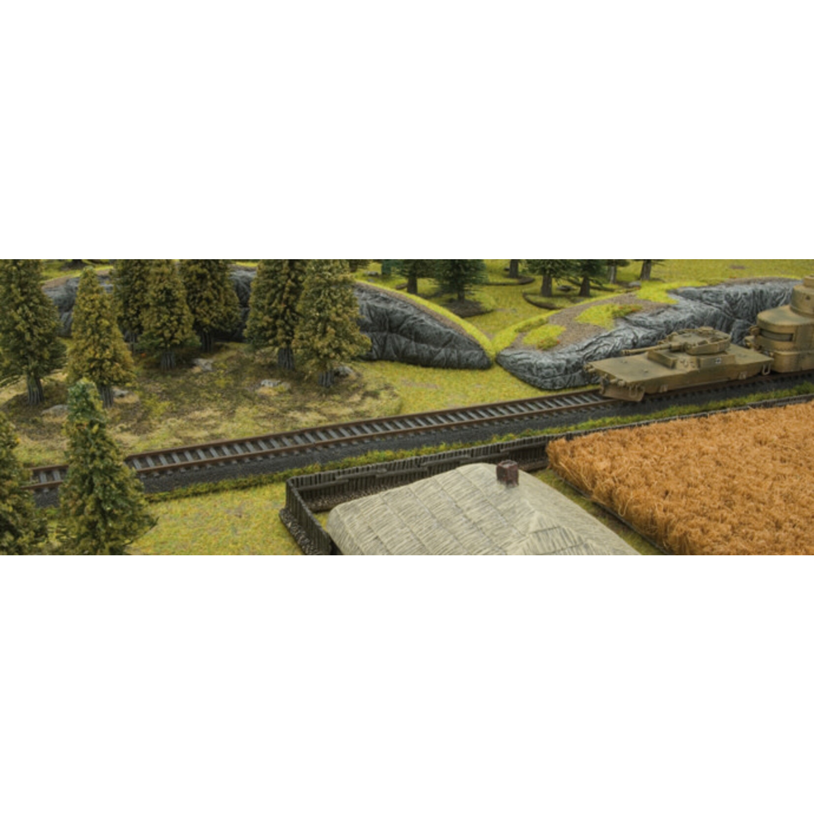 Gale Force Nine GaleForce Nine Flames of War - Battlefield in a Box: Train Tracks
