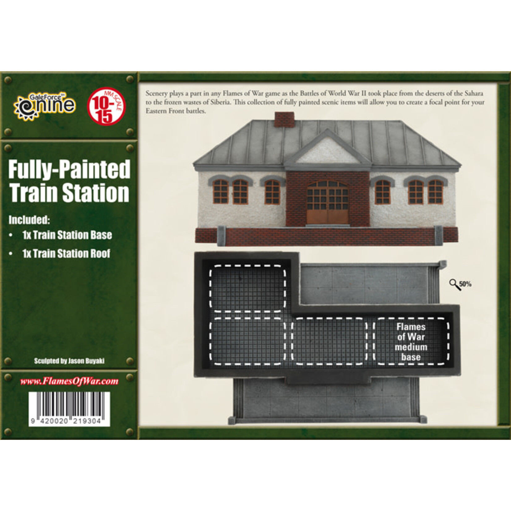 Gale Force Nine GaleForce Nine Flames of War - Battlefield in a Box: Train Station