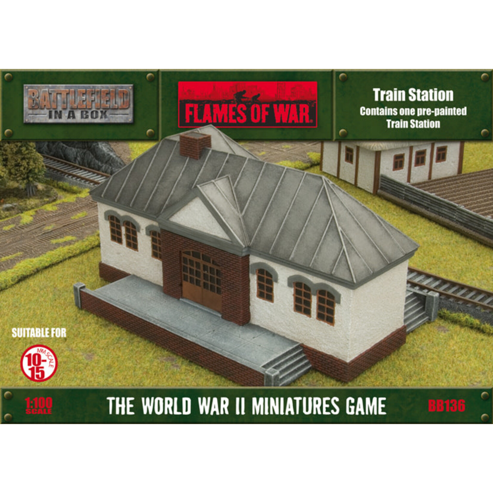 Gale Force Nine GaleForce Nine Flames of War - Battlefield in a Box: Train Station