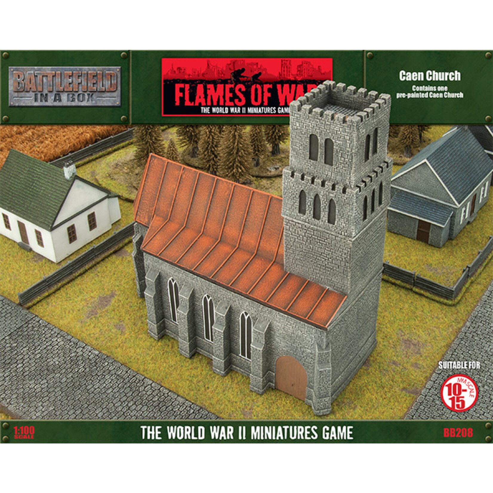 Gale Force Nine GaleForce Nine Flames of War - Battlefield in a Box: Caen Church