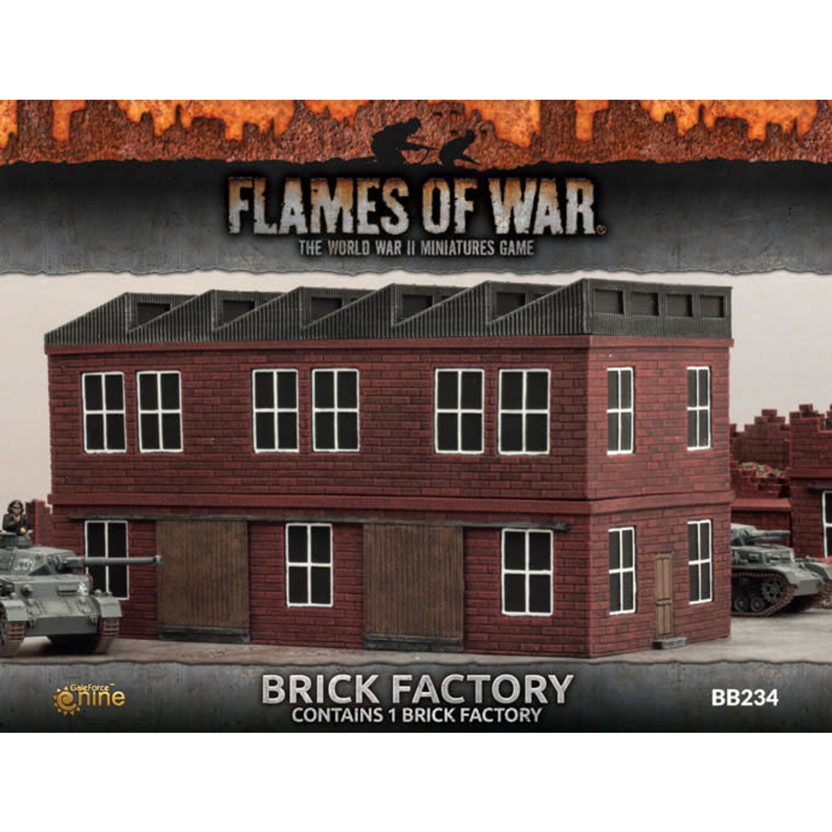 Gale Force Nine GaleForce Nine Flames of War - Battlefield in a Box: Brick Factory