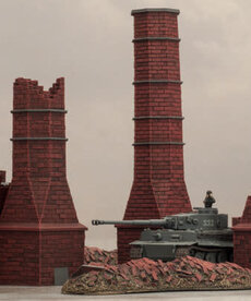 Gale Force Nine GaleForce Nine Flames of War - Battlefield in a Box: Brick Chimneys