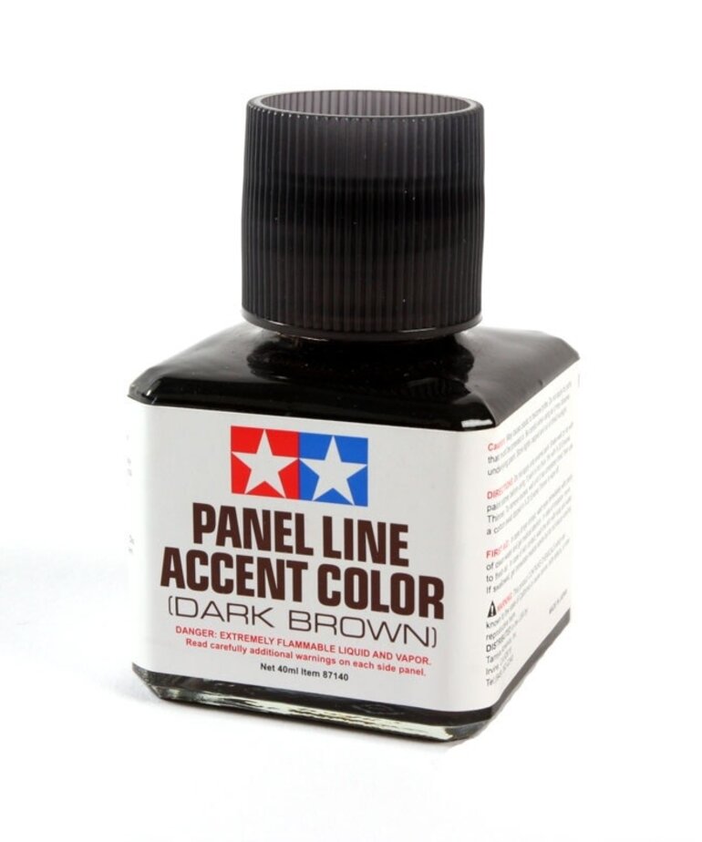 Tamiya Tamiya Panel Line Accent Color (Dark Brown) 40ml