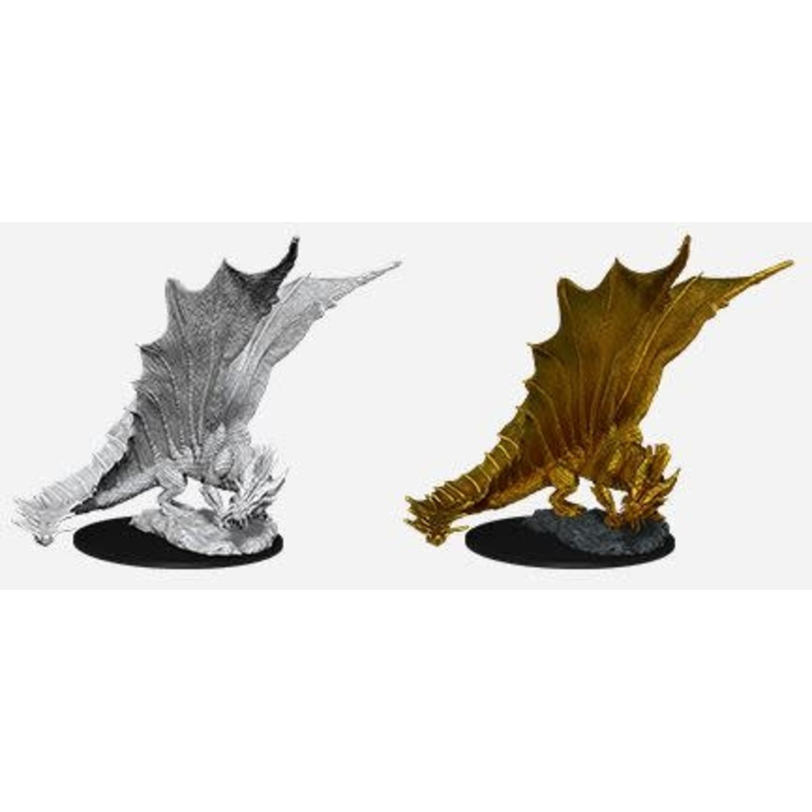 Wizkids Wizkids D&D Nolzur's Marvelous Miniatures: Young Gold Dragon (1)