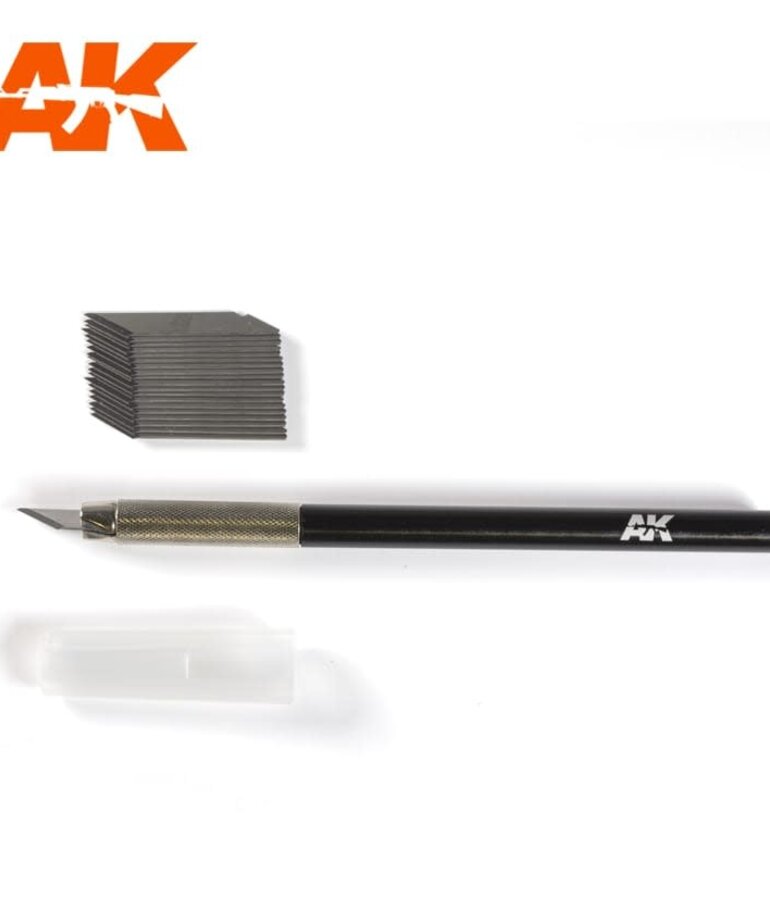 AK Interactive AK9011 Cutter Cutting Tool with Blades (20) Set