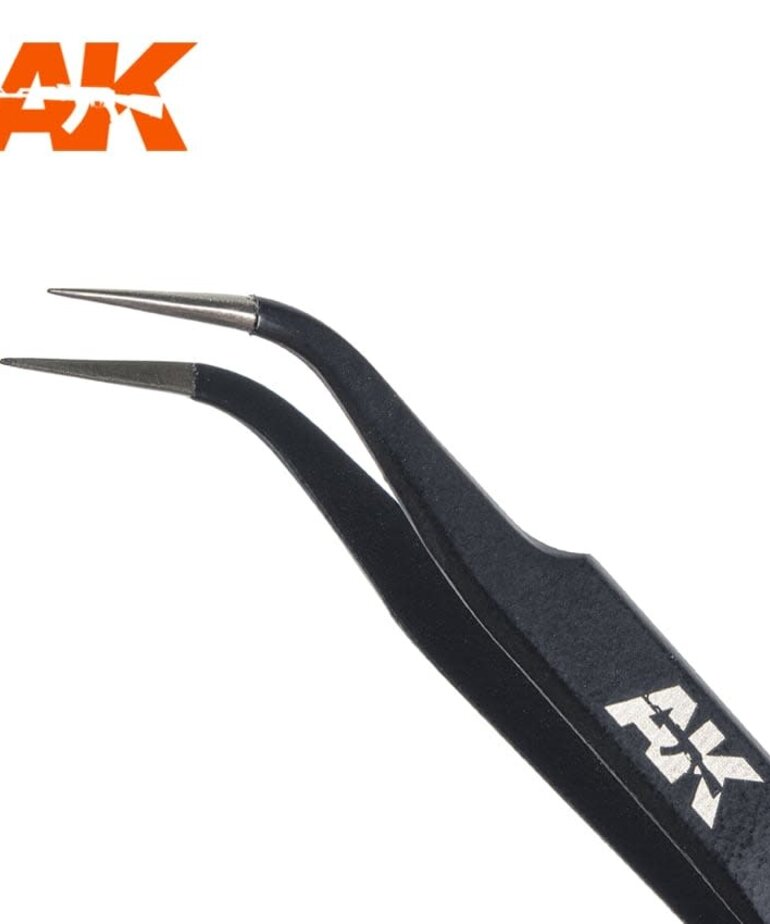 AK Interactive AK9007 Precise Curved Tweezers