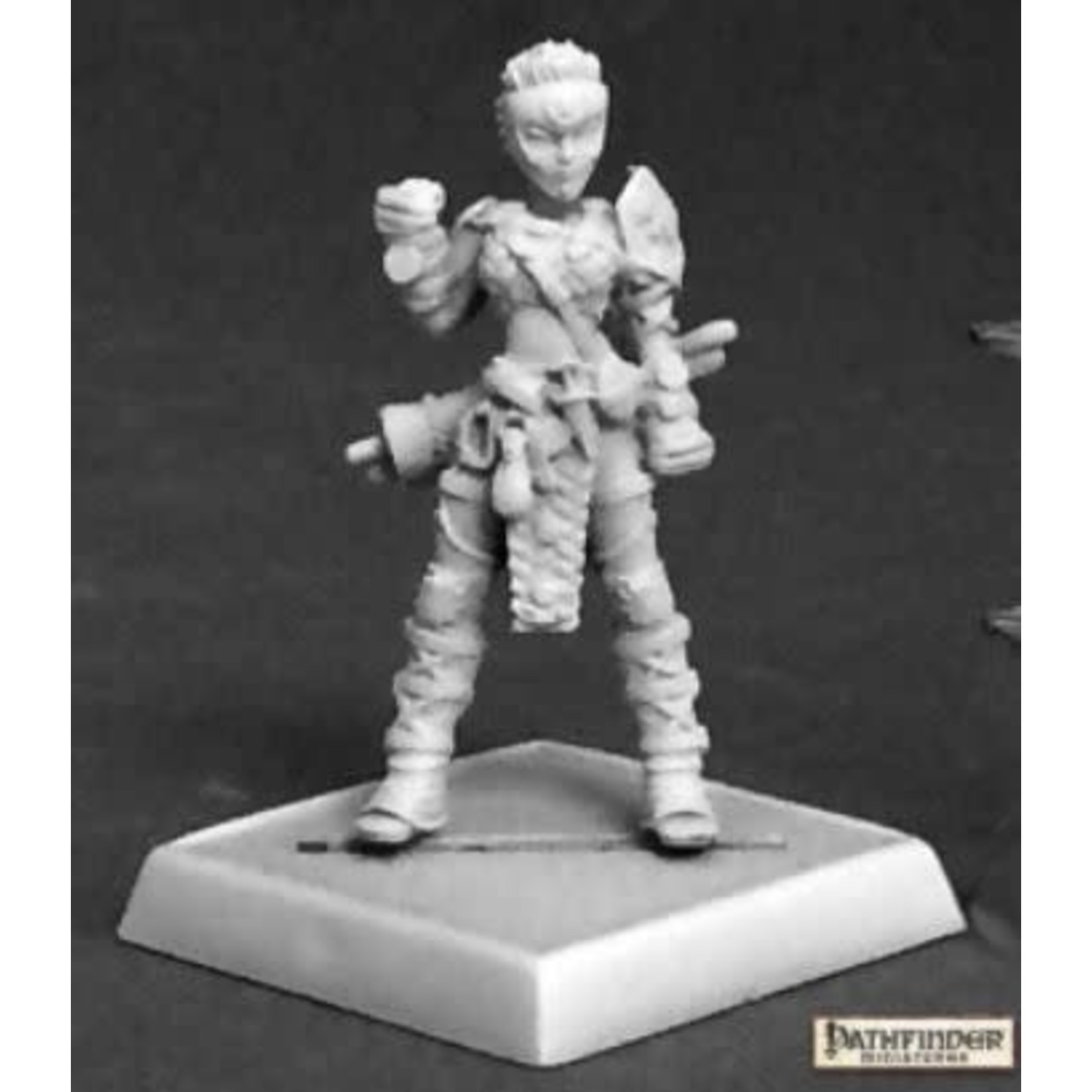 Reaper Reaper (Metal) Pathfinder Miniatures 60183 Kess, Iconic Brawler Monk (1)