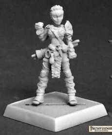 Reaper Reaper (Metal) Pathfinder Miniatures 60183 Kess, Iconic Brawler Monk (1)