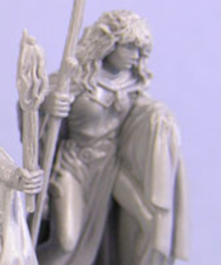 Dark Sword Miniatures Dark Sword Miniatures (Metal) Elmore Masterworks - Female Elven Mage w/ Staff (1)