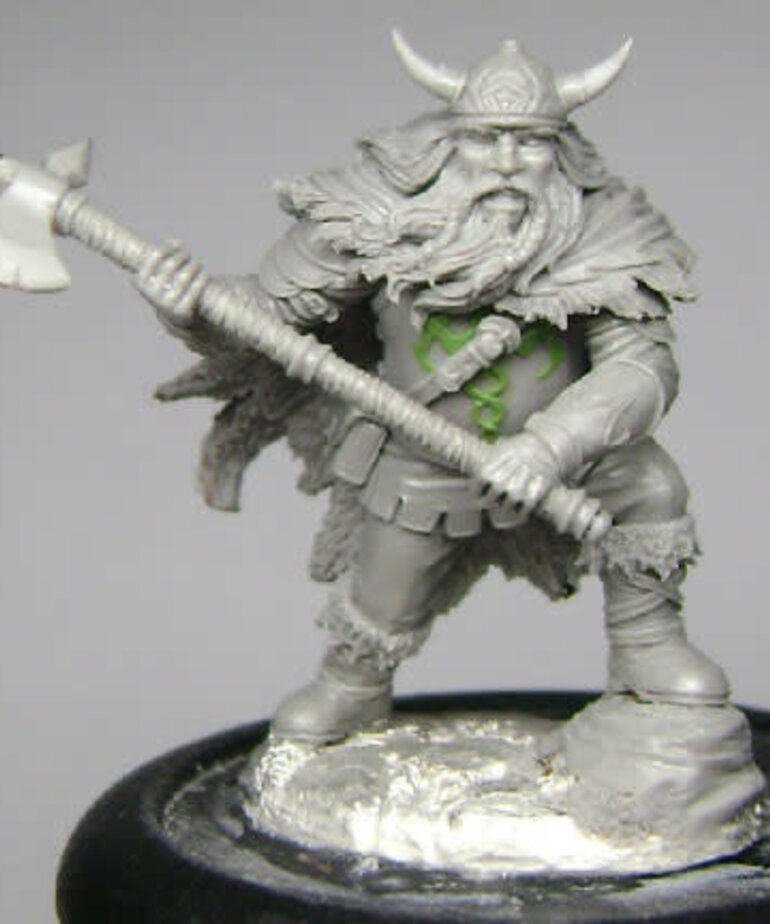Dark Sword Miniatures Dark Sword Miniatures (Metal) Male Dwarven Fighter with Great Axe (1)