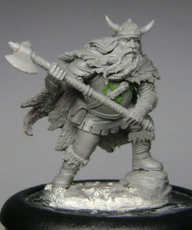 Dark Sword Miniatures Dark Sword Miniatures (Metal) Male Dwarven Fighter with Great Axe (1)