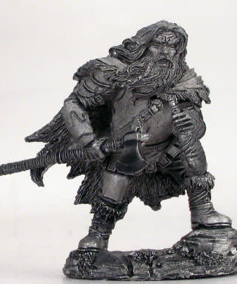 Dark Sword Miniatures Dark Sword Miniatures (Metal) Male Dwarven Fighter with Axe and Wine Skin (1)