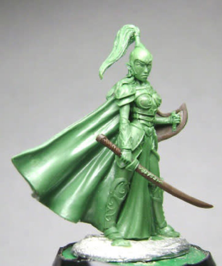 Dark Sword Miniatures Dark Sword Miniatures (Metal) Female High Elf Warrior with Sword & Shield (1)