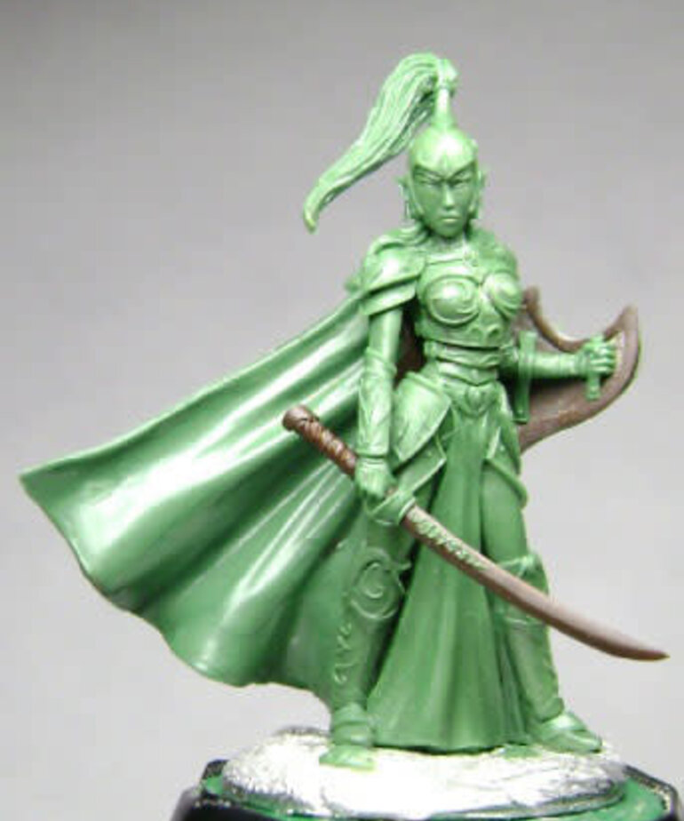 Dark Sword Miniatures Dark Sword Miniatures (Metal) Female High Elf Warrior with Sword & Shield (1)