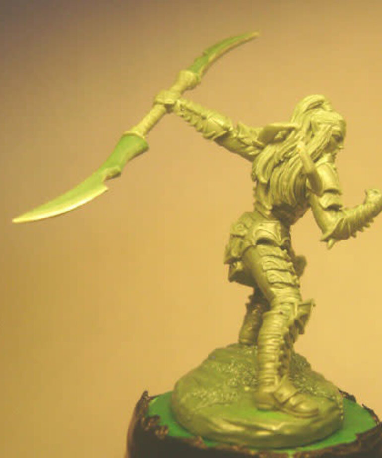 Dark Sword Miniatures Dark Sword Miniatures (Metal) Male Dark Elf Warrior with Sword & Shield (1)