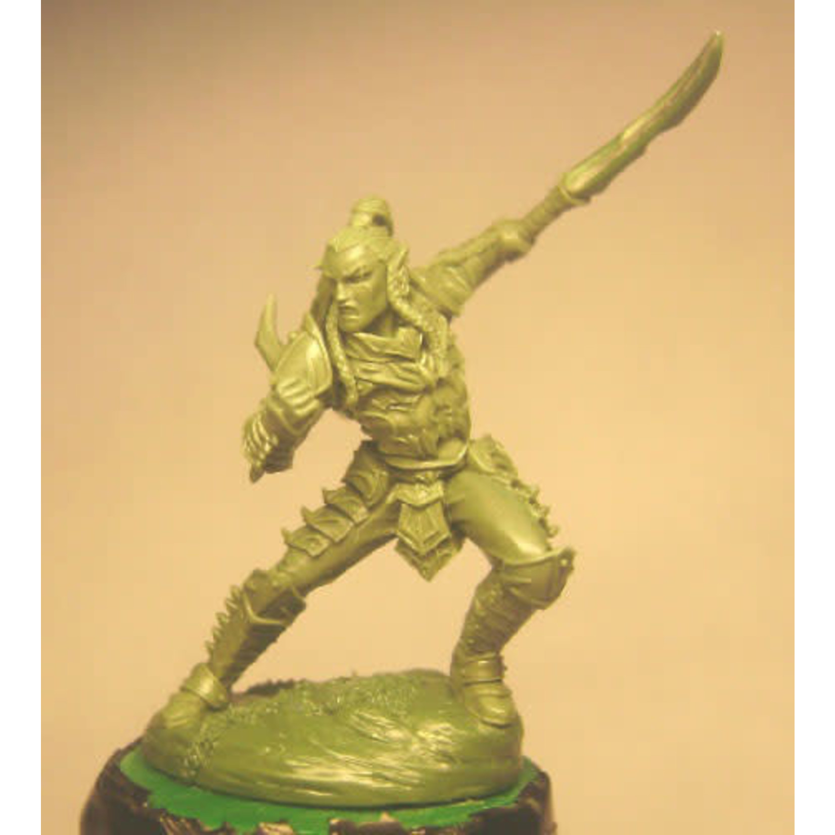 Dark Sword Miniatures Dark Sword Miniatures (Metal) Male Dark Elf Warrior with Sword & Shield (1)