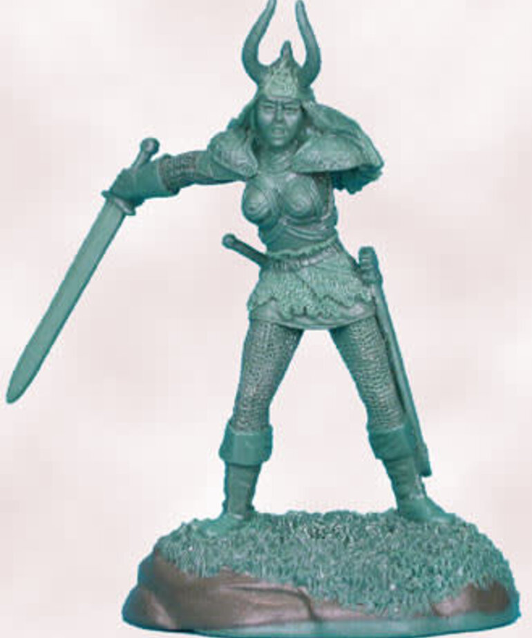 Dark Sword Miniatures Dark Sword Miniatures (Metal) Elmore Masterworks - Female Cavalier with Sword & Shield (1)
