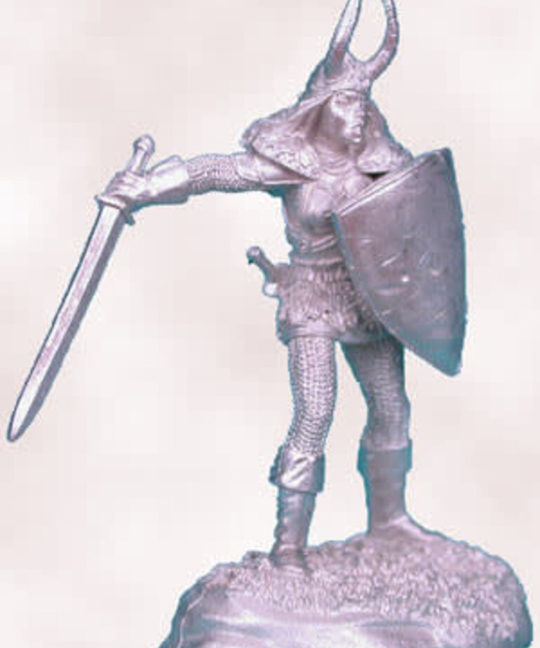 Dark Sword Miniatures Dark Sword Miniatures (Metal) Elmore Masterworks - Female Cavalier with Sword & Shield (1)