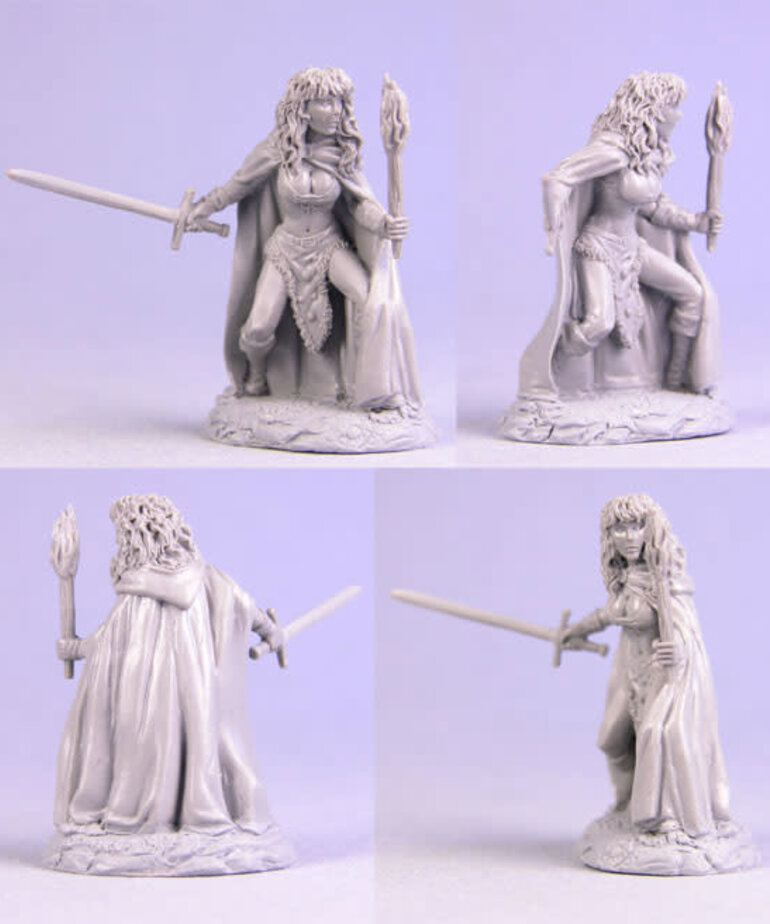 Dark Sword Miniatures Dark Sword Miniatures (Metal) Elmore Masterworks - Female Rogue with Sword (1)
