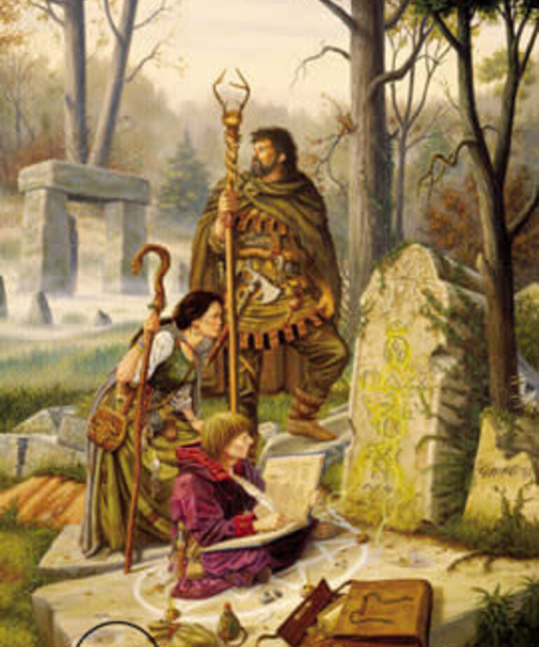 Dark Sword Miniatures Dark Sword Miniatures (Metal) Elmore Masterworks - Ancient Powers Male Druid (1)