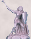 Dark Sword Miniatures Dark Sword Miniatures (Metal) Elmore Masterworks - Avalyn the Life Giver Female Cleric with Mace (1)