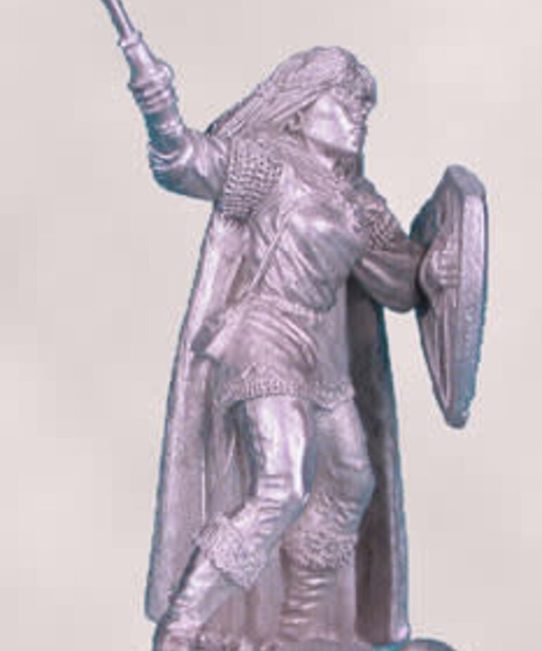 Dark Sword Miniatures Dark Sword Miniatures (Metal) Elmore Masterworks - Avalyn the Life Giver Female Cleric with Mace (1)