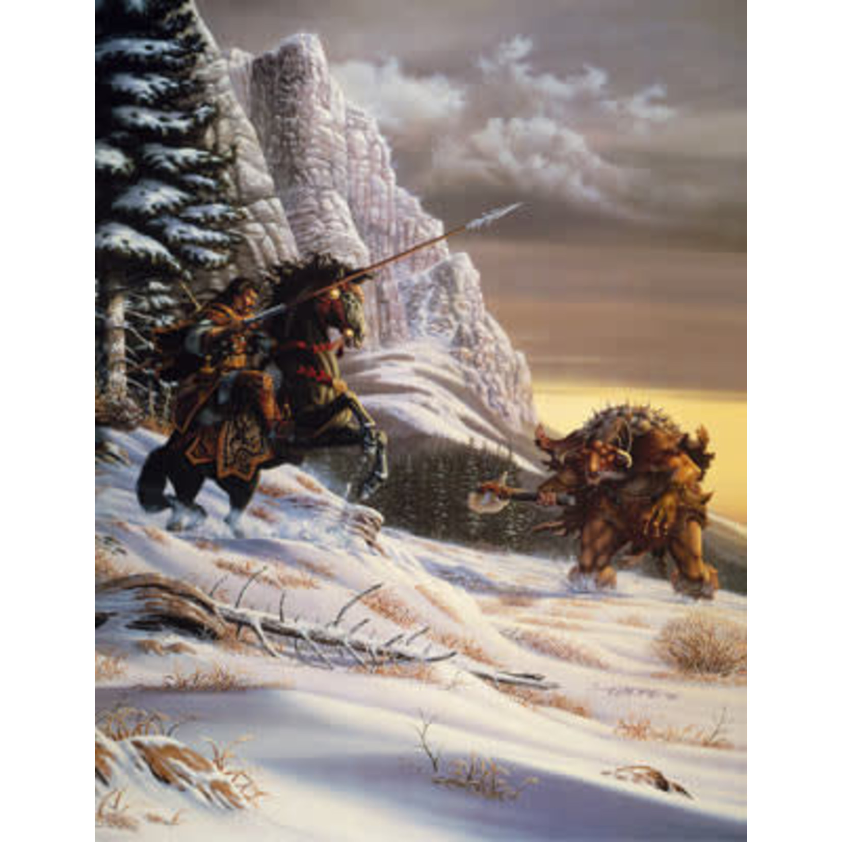 Dark Sword Miniatures Dark Sword Miniatures (Metal) Elmore Masterworks - Shadamehr Mounted Knight (1)