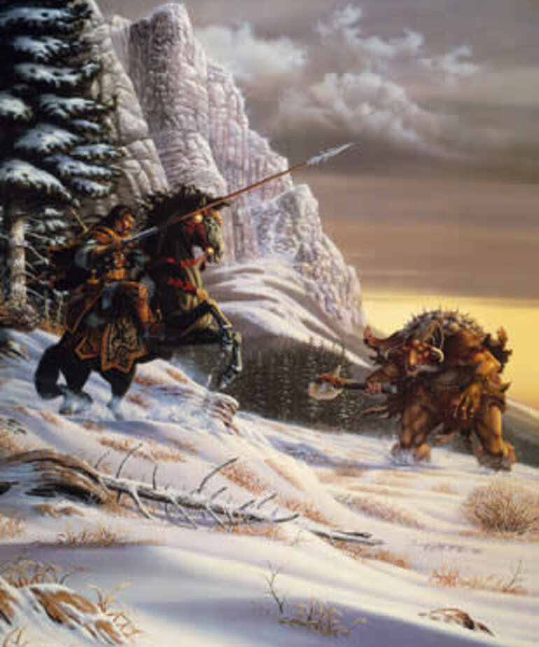 Dark Sword Miniatures Dark Sword Miniatures (Metal) Elmore Masterworks - Shadamehr Mounted Knight (1)