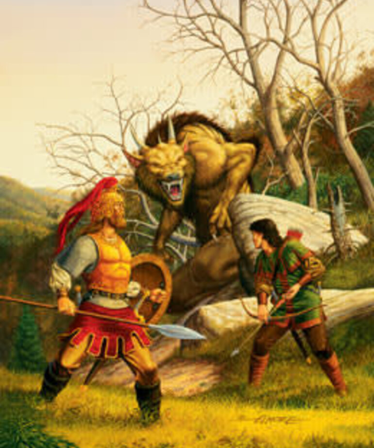 Dark Sword Miniatures Dark Sword Miniatures (Metal) Elmore Masterworks - Nightmare Beast (1)